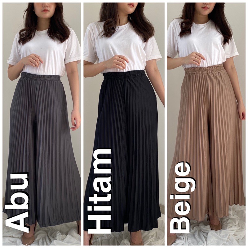 CALLA - KULOT PLISKET PREMIUM MURAH BAHAN HYGET