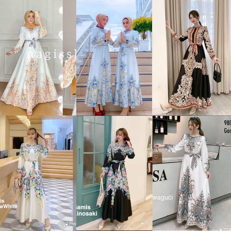 DRESS Gamis ESTILO bangkok tops import