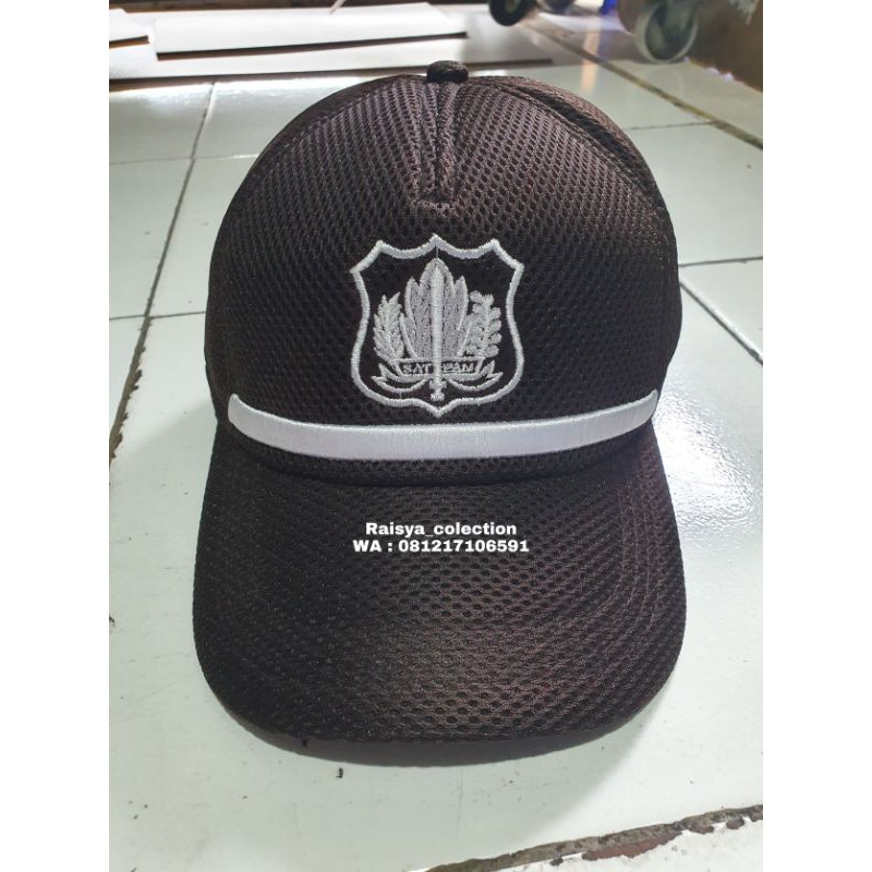 topi security terbaru / topi satpam terbaru / topi security jaring