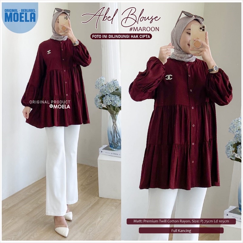 MOELA TUNIK POLOS (WAJIB CHAT DULU)  - TUNIK ABEL LAVI SIGI DLL