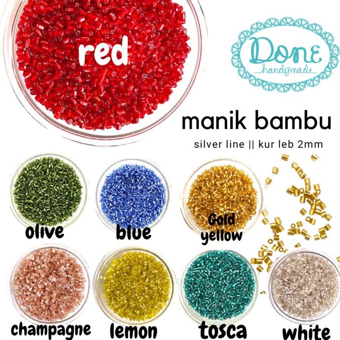 DISKON Manik bambu payet jepang manik jepang payet kebaya embroidery beads AP009