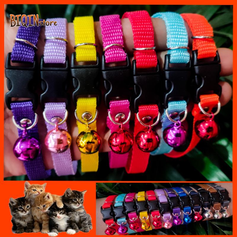 kalung kucing anjing kelinci krincingan 14mm