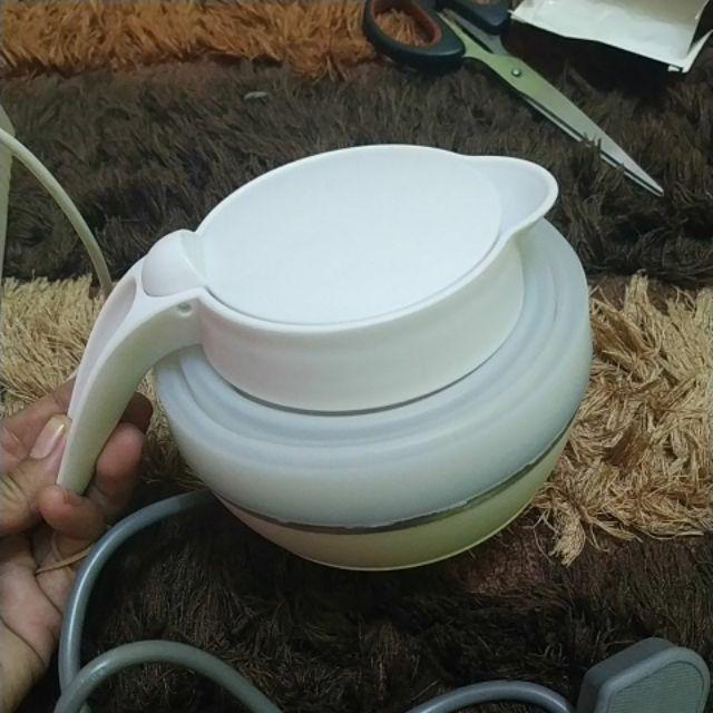 Collapsible Kettle Listrik Travel Lipat - Silicone Portable Kettle