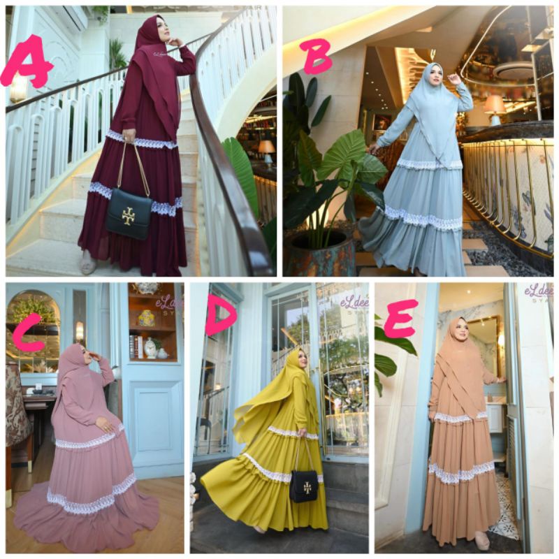 HALIYA SYARI BY KANAYA READY STOCK El.Deena