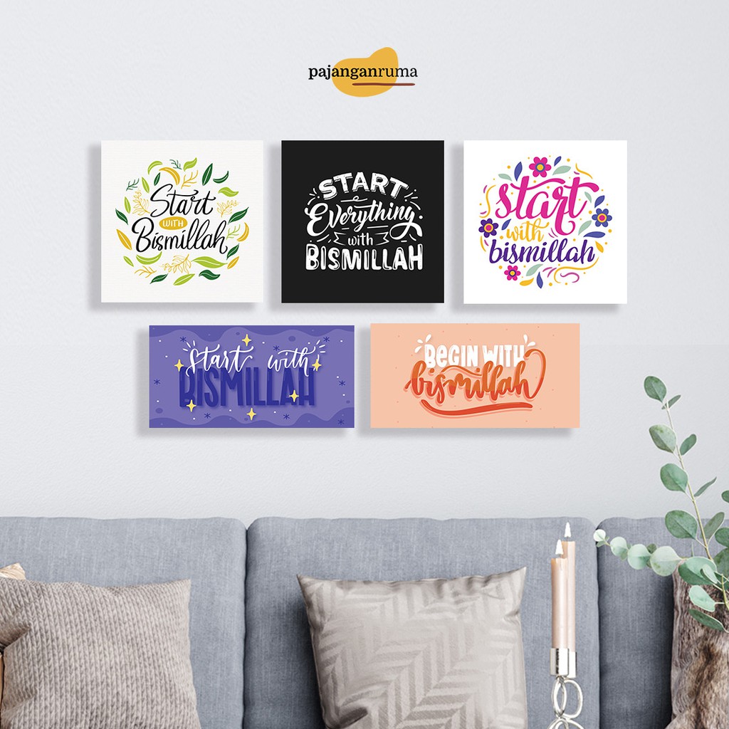 Pajangan Rumah Hiasan Dinding Islami Dekorasi Kamar Walldecor Islami Quotes Aesthetic