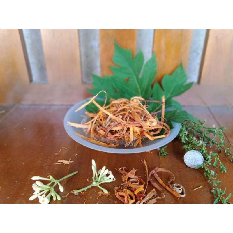 

secang 50 gram jamu secang cecang pohon secang empon empon tradisional campuran wedang jahe