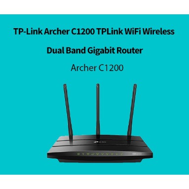 TP-LINK Archer C1200 AC1200 Dual-Band Wi-Fi Gigabit Router 5 Gigabit Ports 1 USB 2.0 3 antenna