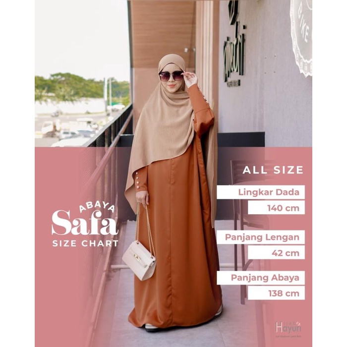 Abaya Safa / Abaya Batwing