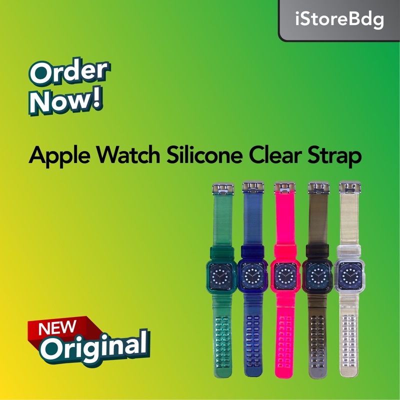 Apple Watch Silicone Clear Strap for Apple Watch