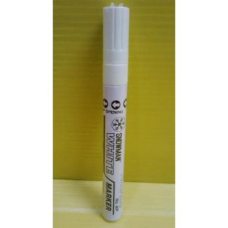 

Termurah Spidol Snowman Paint Marker Wp-12 - White Colour Offic