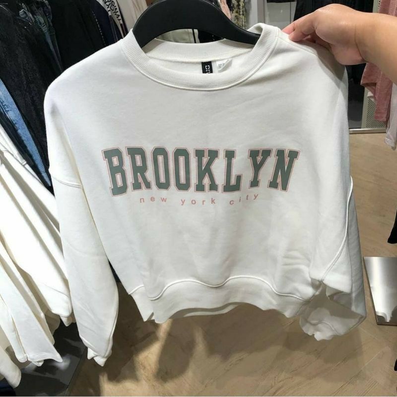 SWEATER SWEATSHIRT PUTIH BROOKLYN