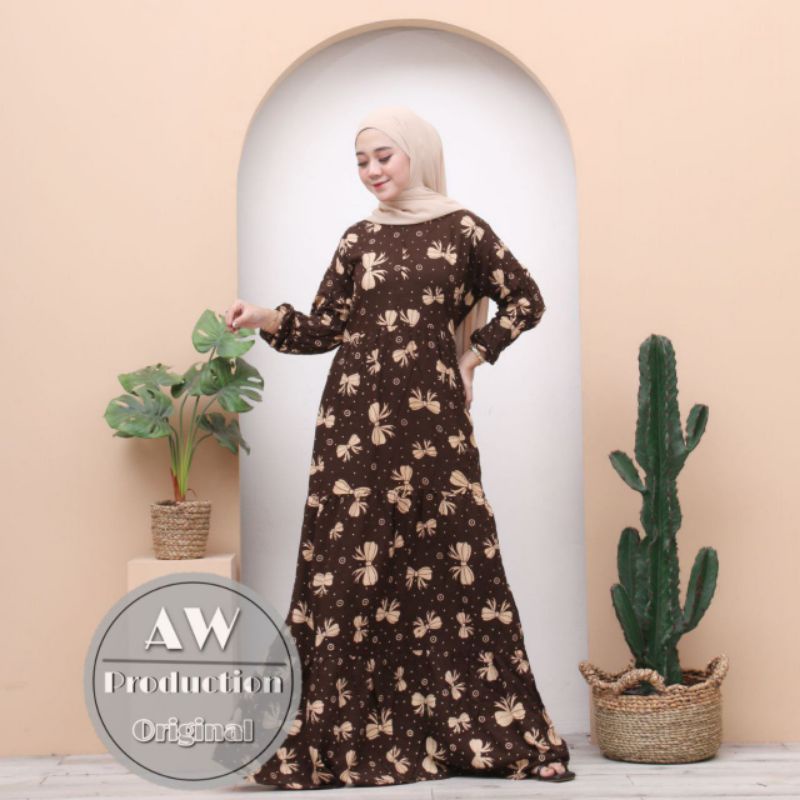 GAMIS RAYON MOTIF MODEL SUSUN BUSUI BUMIL JUMBO HOMEYDRESS WANITA JUMBO KEKINIAN TERMURAH