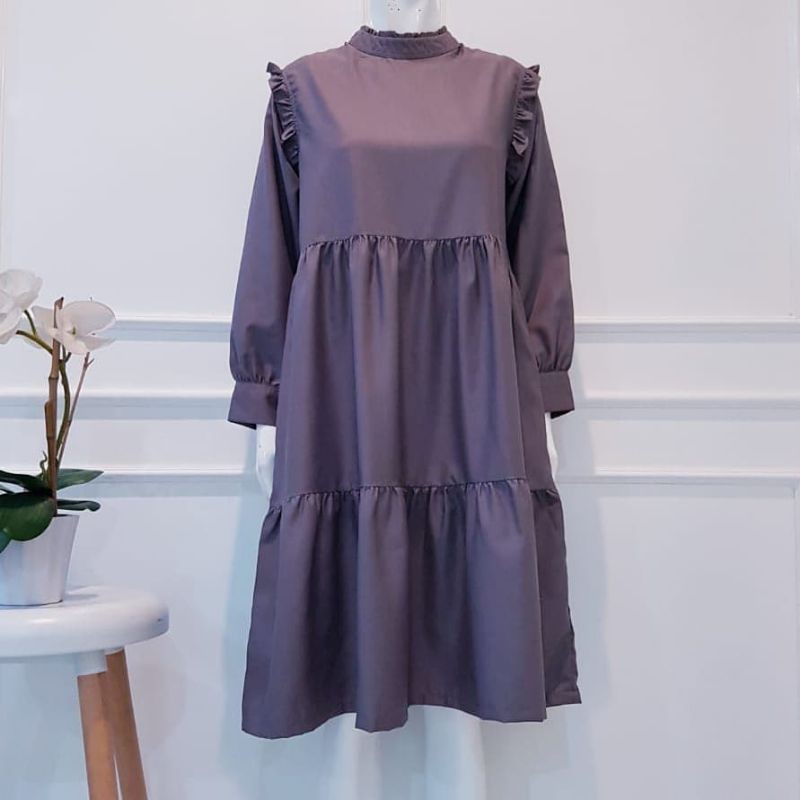 Nahla Tunik Katun Toyobo Atasan Wanita Kekinian