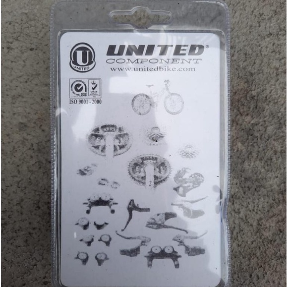 TERMURAH!!! Karet Rem Sepeda V Brake Model Kunci L / UNITED / Realpict
