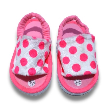 Sandal Bayi Selop Polkadit New