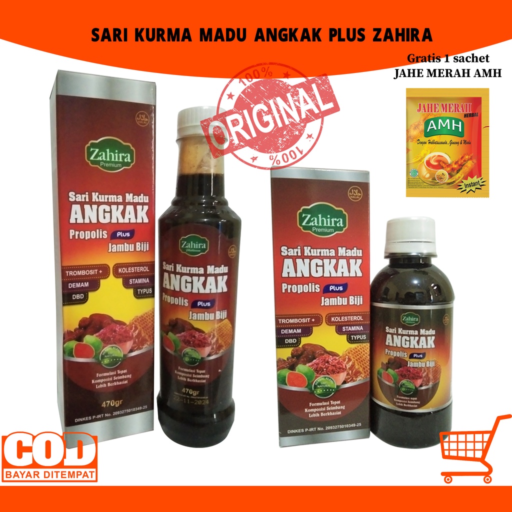 Sari Kurma Madu Angkak Plus Zahira | Sari Kurma