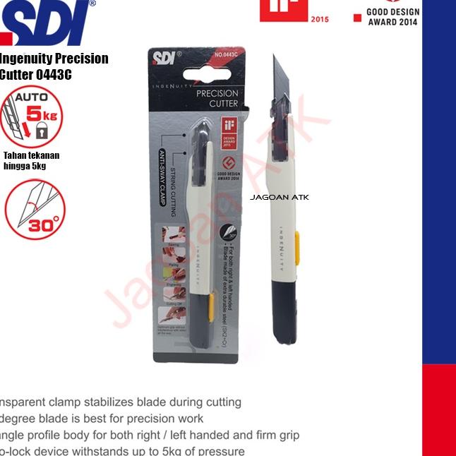 

Trend - Ingenuity Precision Cutter SDI 0443C 9mm Blade 30 Derajat 한