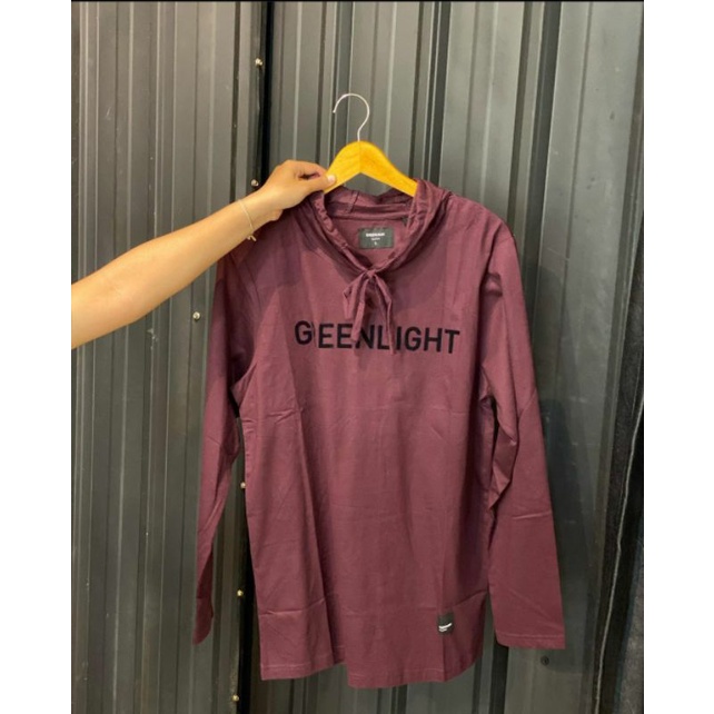 kaos hoodie greenlight original