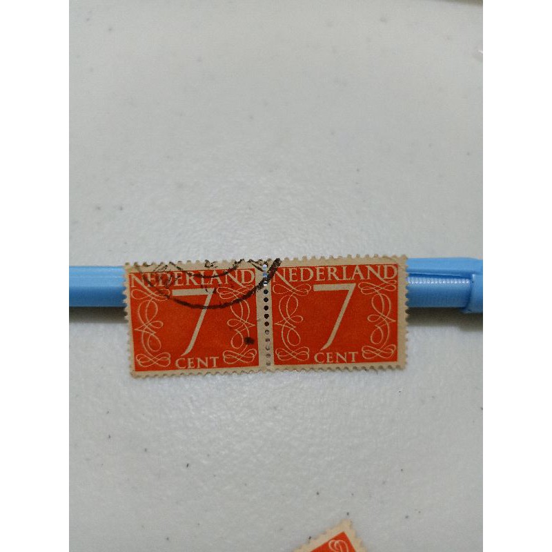 

Perangko Belanda Nederland New Daily Stamps 7 cent 1946 -1969 (2 item)