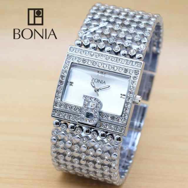 Jam Tangan Bonia Cewek: Jam Tangan Wanita / Cewek Bonia SK31 Rantai Silver B_SWH