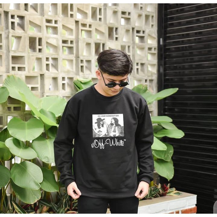 Sweater Pria/Wanita Grosir - Off White Picture
