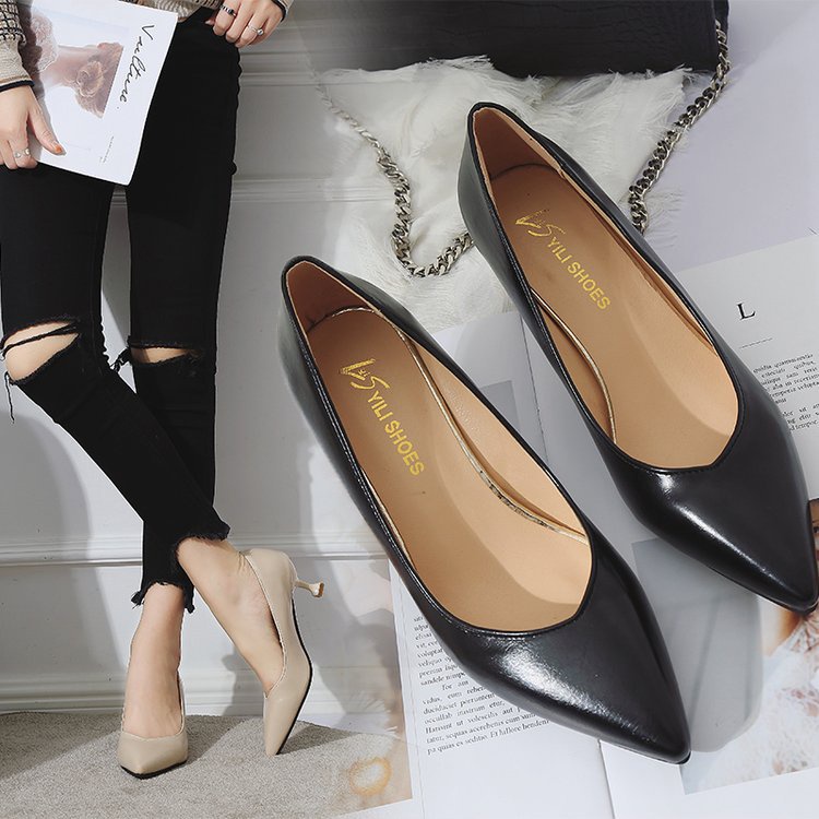 RYS - Ladylike Solo Sepatu Heels Wanita Fashion Casual / Kantor - Ori Import