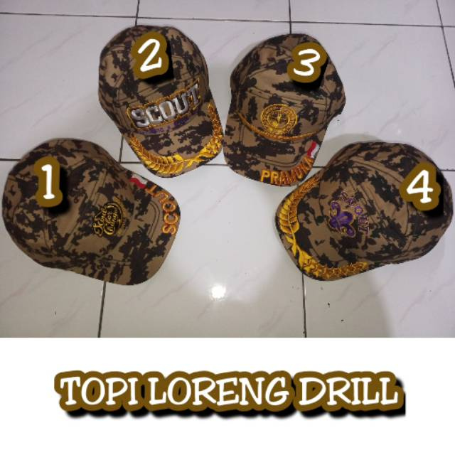Topi Loreng Pramuka (Topi Pramuka)