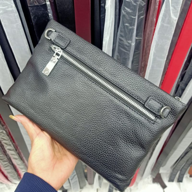 Clutch Leather Tas Tangan Handbag Kulit Asli Premium Quality