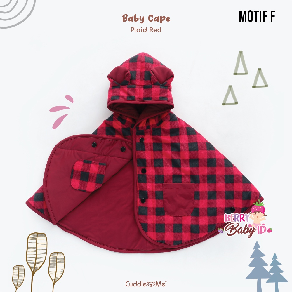 Cuddle Me Baby Cape Jaket Bayi Anak CuddleMe 0-3 Tahun Bolak Balik Baju Hoodie Grosir (1)-Motif F