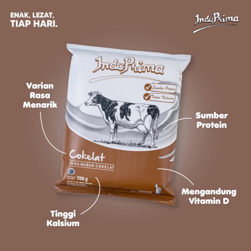 

Susu Indoprima Coklat 700 gram (Susu Penggemuk Badan)