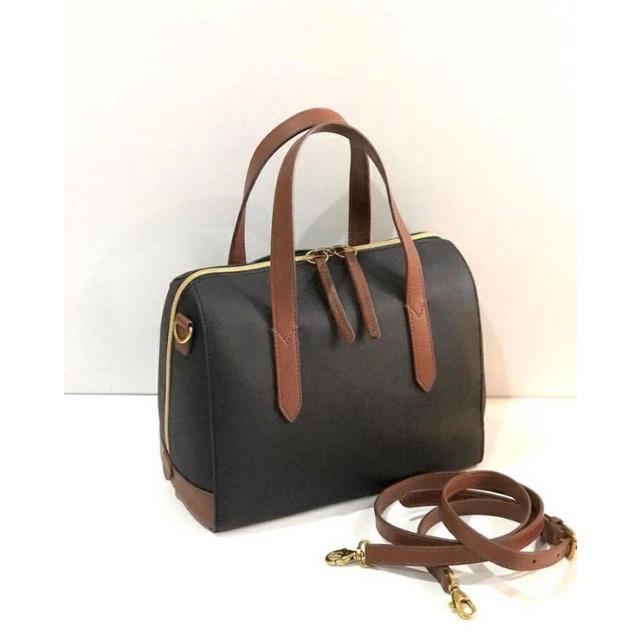 f o s s i l sydney satchel black multi