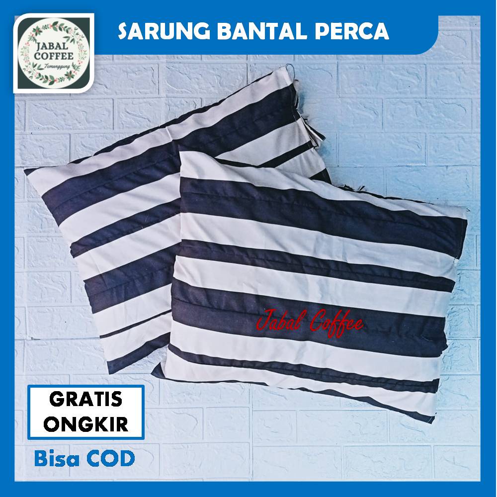 Sarung Bantal Perca / Sarung Bantal Tidur / Urung Bantal Guling Kapuk Ukuran 62 cm x 52 cm J160