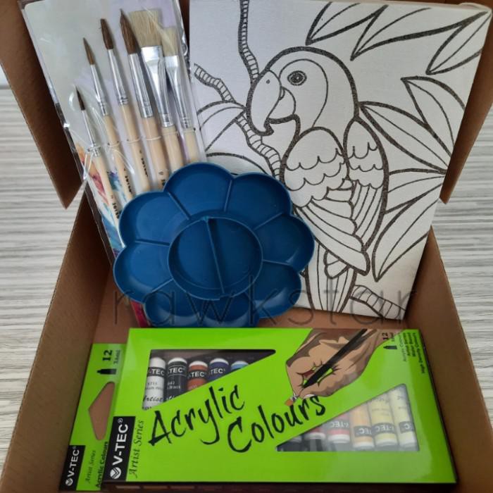 

Art / Paket C Lukis Kanvas Gambar Painting For Kids Art