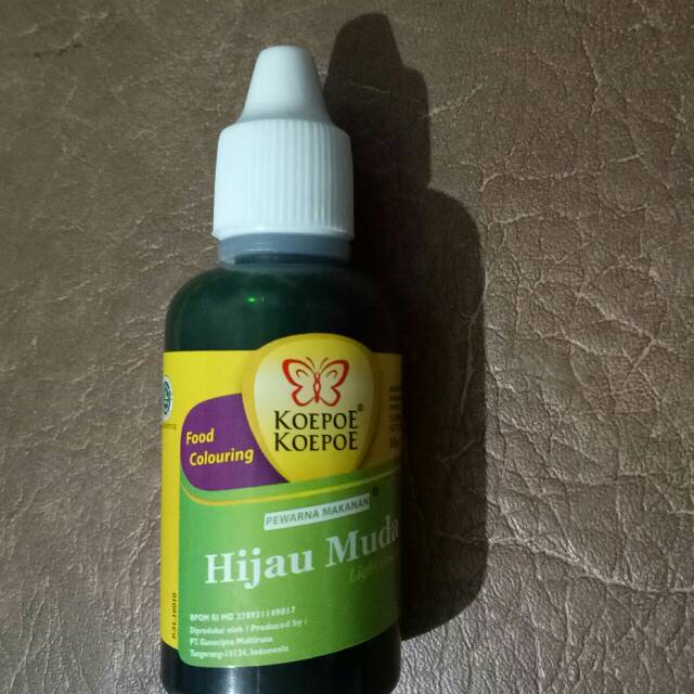 

Pewarna Makanan - Koepoe" - Hijau Muda - 30 ml