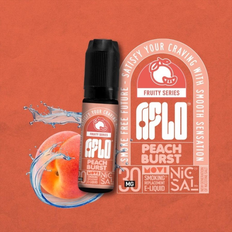 SALTNIC LIQUID AUTHENTIC AFLO PEACH BURST SALT NIC 15ML 30MG 50MG