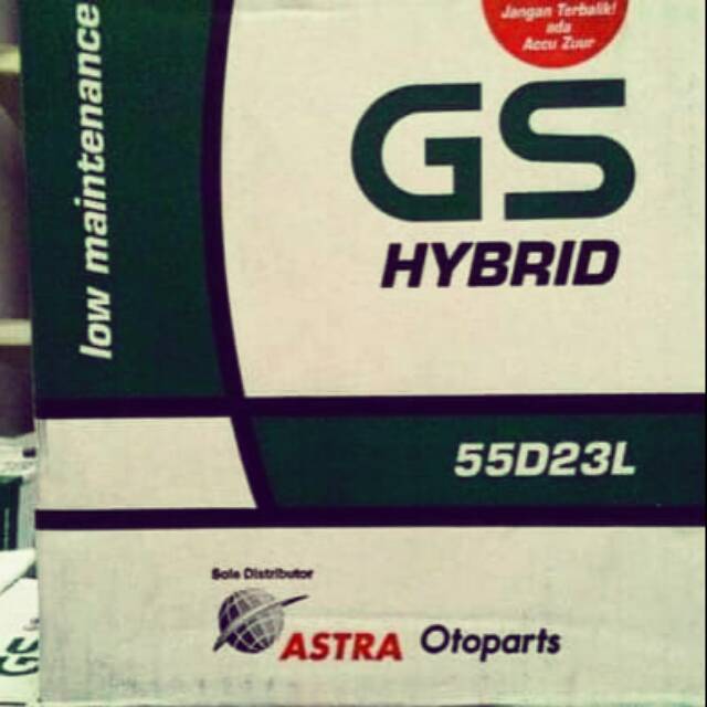 AKI Basah untuk innova bensin, fortuner bensin Gs Hybrid 555D23L