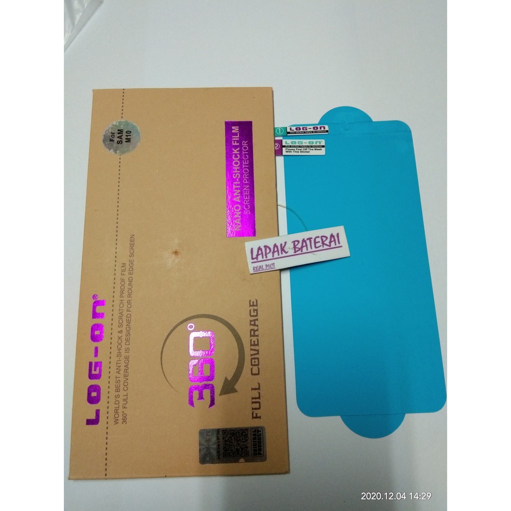ANTI SHOCK SAMSUNG M10 - LOG ON SCREEN PROTECTOR - ANTI GORES