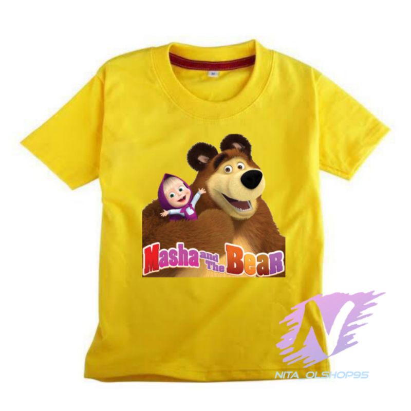 kaos marsa and the bear baju kaos masha