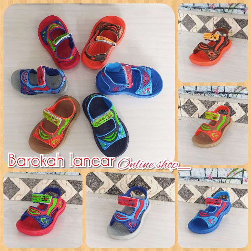 SANDAL SEPATU ANAK LED NEW ERA BB CNC 134 SIZE 19-24 200% ORIGINSL