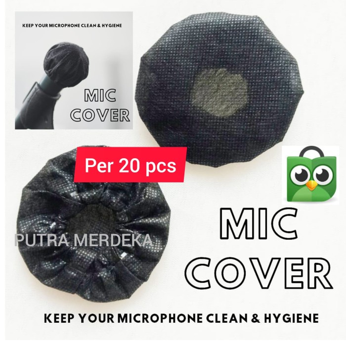 Cover mic sarung mic microphone microfon ( 20 pcs )