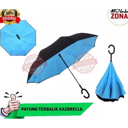 PAYUNG TERBALIK UMBRELLA KAZBRELLA 2ND GEN REVERSE MODERN