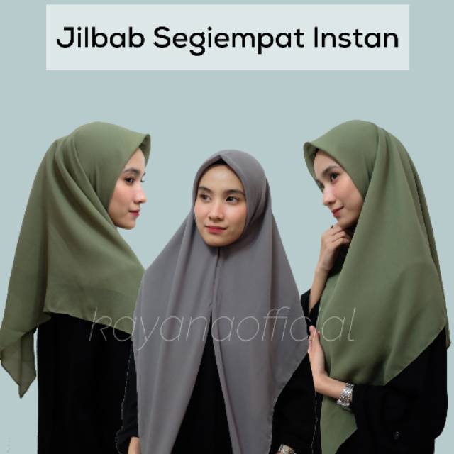 JILBAB SEGIEMPAT INSTAN PART 2