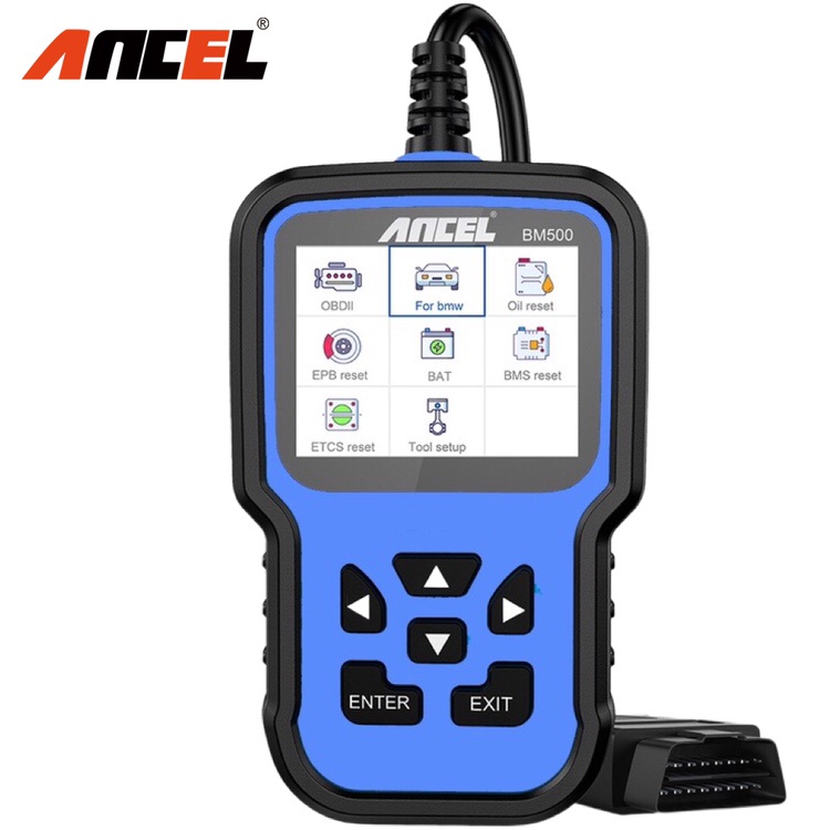 ANCEL BM500 All Systems Obd2 Scanner Car Scanner Odb2 Car Diagnostic Tool Obd Car Diagnostic Scanner Automotive Scanner For BMW/Mini/Rolls Royce