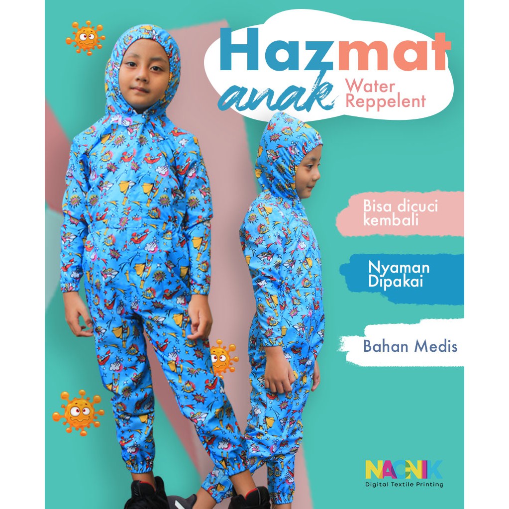 HAZMAT APD COVERALL ANAK MOTIF