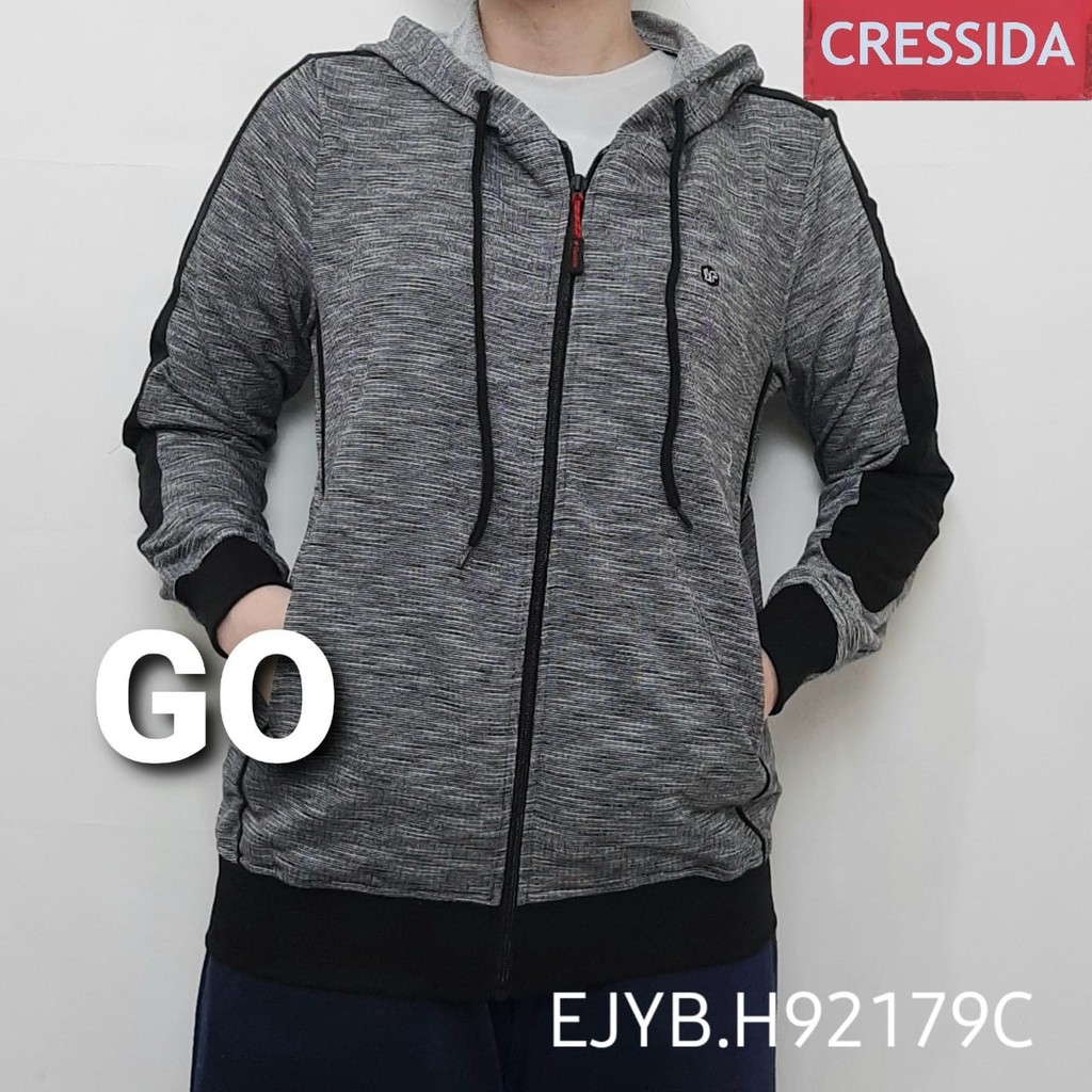 bb CRESSIDA EJYB.H92179C GIRL SWEATER GREY JAKET CEWEK BERKUALITAS