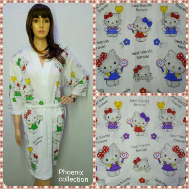 KIMONO HANDUK ( HELLO KITTY )