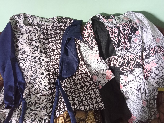 M-l-xl-xxl Baju Batik Wanita Asj Sa Hrb026 Shibori Blouse Batik Atasan Kenongo Batik Asli Pekalongan