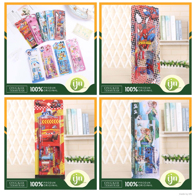 

PAKET ALAT TULIS 5 IN 1 NOTES / ALAT TULIS SET 5 IN 1 BUKU CATATAN KECIL/ STATIONERY SET