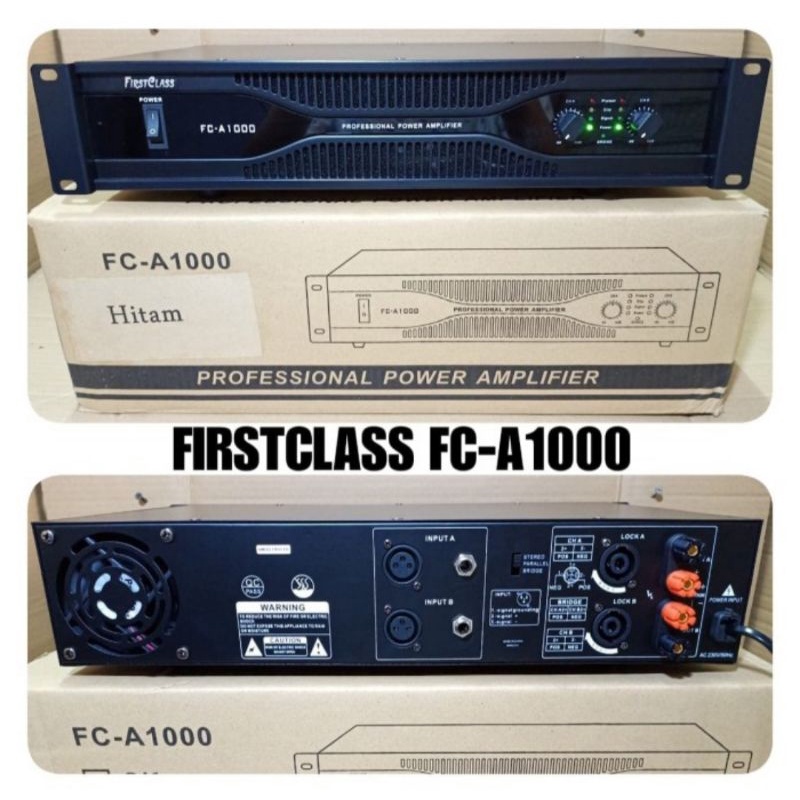 Power Amplifier FIRSTCLASS FC A1000 Ampli FC A 1000