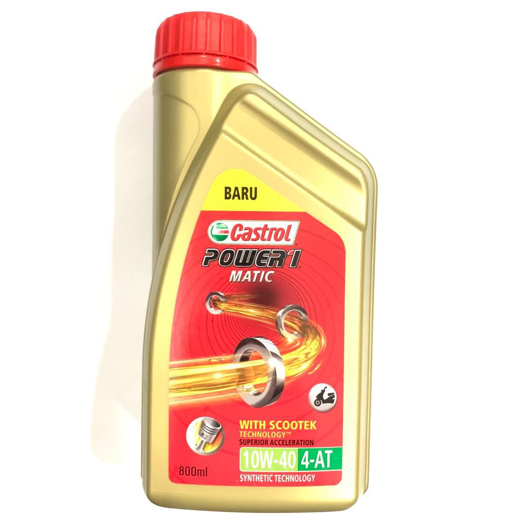 OLI MOTOR MATIC CASTROL POWER 1 SCOOTER 10W40 4T FULL SYNTHETIC 800ML